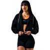 Dámska mikina Nebbia Power Her Relaxed Zip Hoodie 895 Black M