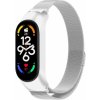 BStrap Milanese remienok na Xiaomi Mi Band 7, silver