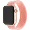 Elastický nylonový řemínek FIXED Nylon Strap pro Apple Watch 38/40/41mm, velikost XL, růžový FIXENST-436-XL-PI