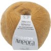 Priadza ANGORA MERINO - 100g / 550 m - horčicová