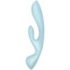 Satisfyer Triple Oh Hybrid Vibration - Blue - Vibrátor