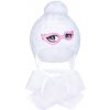 Zimná detská pletená čiapočka so šálom New Baby biela, veľ. 104 (3-4r)