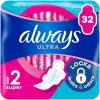 Always Ultra super Plus hygienické vložky 32 ks