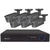 Securia Pro IP kamerový systém NVR6CHV4S-B smart, čierny Nahrávanie: bez disku
