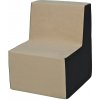 Detské kreslo beige grey