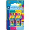 STAEDTLER 526 B20 rasoplast plastová guma - 2 ks - špeciálna edícia Happy - rôzne farby
