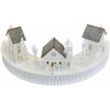 DOMMIO Vesnička s domečky LED, 2 × AA, 14 × 40 cm (DA-9158)