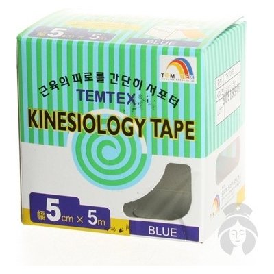 Temtex Classic Kinesiotape modrá 5cm x 5m