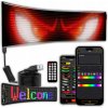 2x Lampa Samochodowa Pasek LED 59x12cm Diabolské oči LED Oči Nákladné autá