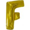 Amscan Fóliový balónik písmeno F 86 cm zlatý