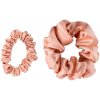 Cosibella Accessories - Sada hodvábnych gumičiek do vlasov - Peachy Pink