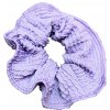 Scrunchie gumička do vlasov VFstyle rebrovaná fialová