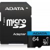 ADATA microSDXC 64GB UHS-I U1 + adapter AUSDX64GUICL10-RA1