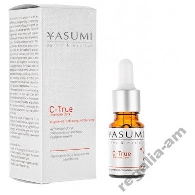 Yasumi Dermo & Medical rozjasňujúce a hydratačné sérum s vitamínom C na pigmentové škvrny 10 ml