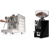 Rocket Espresso Appartamento, white, walnut + Eureka Mignon Specialita Compatto, CR black