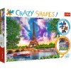 TREFL PUZZLE Puzzle - 600 bláznivých tvarov - Obloha nad Parížom - Trefl 11115