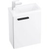 Skrinka pod umývadlo RAVAK Chrome II biela vysokolesklá 400 x 470 x 220 mm X000001750