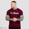 GymBeam Beam tričko, burgundy XL