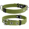 WAU DOG Bavlnený reflexný obojok dvojvrstvový Obvod krku: dĺžka: 31-41 cm, širka: 20 mm