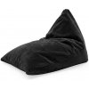 Sablio Sedací vak Triangel SOFTY - Midnight Black - 120 x 100 x 100 cm