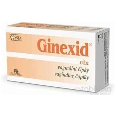 GINEXID vaginálne čapíky 10x2 g