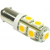Interlook WW Auto LED žiarovka BA9S 9 SMD 5050 Teplá biela T4W