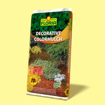 Agro FLORIA Decorative ColorMulch 70 l oranžová