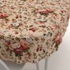 Biante Bavlnený oválny obrus Sandra SA-607 Červené ruže na béžovom 60x100 cm