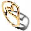 Zlátený prsteň PANDORA Essence Srdce organického tvaru 54 164361C00-54