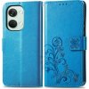PROTEMIO 65675 ART FLOWERS Peňaženkový obal pre OnePlus Nord 3 5G modrý