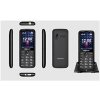 Černý mobilní telefon Maxcom MM 445 4G Dual SIM