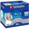 Verbatim BD-R, Single Layer Printable ScratchGuard Plus, 25GB, jewel box, 43713, 6x, 1, pre archiváciu dát