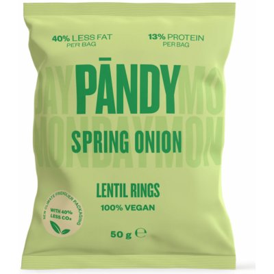 Pändy Šošovicové chipsy spring onion 50 g