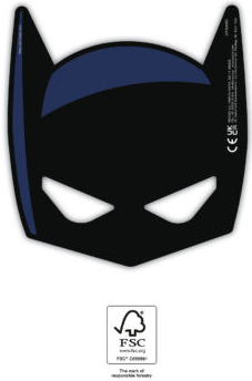 Procos Papierové masky Batman 6 ks