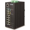 PLANET Technology PLANET IGS-5225-8T2S2X Priemyselný Switch 8x 10/100 / 1000T, 2x 100 / 1000X SFP, 2x 10G SFP +, -40 ~ + 75 ° C