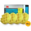 Leštiaci kotúč penový vlnitý 75 mm 3M Perfect-It žltý, 50536, 4 ks