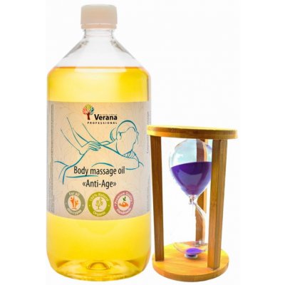 Verana Anti-Age rastlinný masážny olej 1000 ml