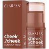 Claresa CHEEK 2 CHEEK bronzer v tyčinke 02 Milk Choco Saténový