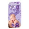 Detské jednorázové plienky New Love remium comfort 3 MIDI 4-9 kg 48 ks Biela