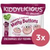 Kiddylicious Ovocno-zeleninové gombíky Malina s repou 3 x 6 g