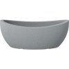 Scheurich Žardiniera Wave Globe 58 cm x 24 cm Stony Grey