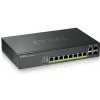 Zyxel GS2220-10HP, 8-port GbE L2 PoE Switch with GbE Uplink (1 year NCC Pro pack license bundled) GS2220-10HP-EU0101F