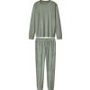 esmara® Dámske velúrové pyžamo Nicky zelená, S 36/38 (100396177)