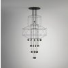 VIBIA Wireflow CHANDELIER 0374 04 /1A LED (Závesné španielske LED svietidlo.)