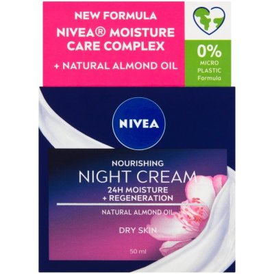 NIVEA Nivea® Výživný nočný krém pre suchú až citlivú pleť, 50 ml, 9005800227344