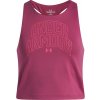 Dievčenské tielko Under Armour, MOTION BRANDED TANK Červená,Ružová, M