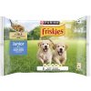 Friskies Junior aspikové mokré krmivo pre psov - kuracie mäso a hrášok 4 x 85 g