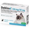 Dehinel 230 mg/20 mg pre mačky 2 tbl