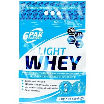 6PAK Light Whey 2000 g