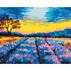 ZUTY Maľovanie podľa čísel - LEVANDUĽOVÉ POLE V PROVENCE Rámovanie: bez rámu a bez vypnutia plátna, Rozmer: 80x100 cm